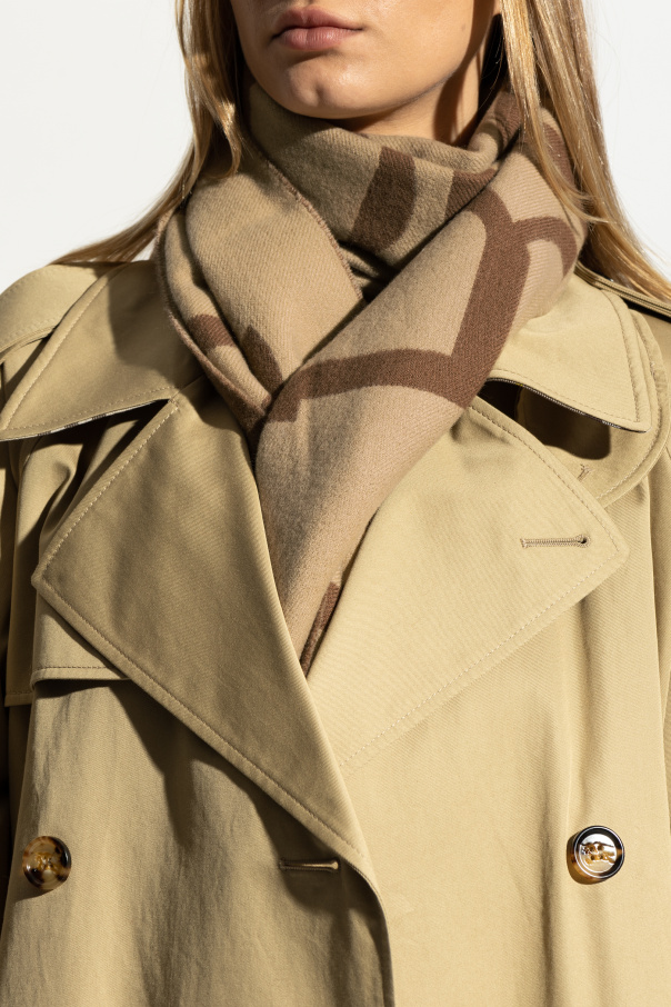 Wollschal mit logo od Burberry